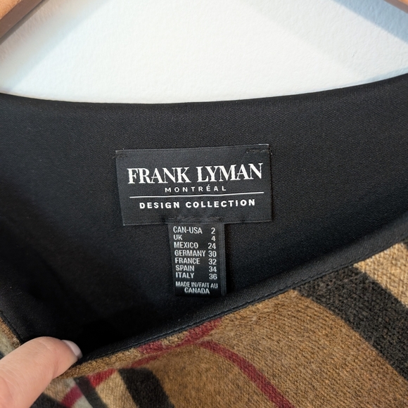 Frank Lyman Design Black and Brown Crew Neck Sweater - Picture 8 of 8